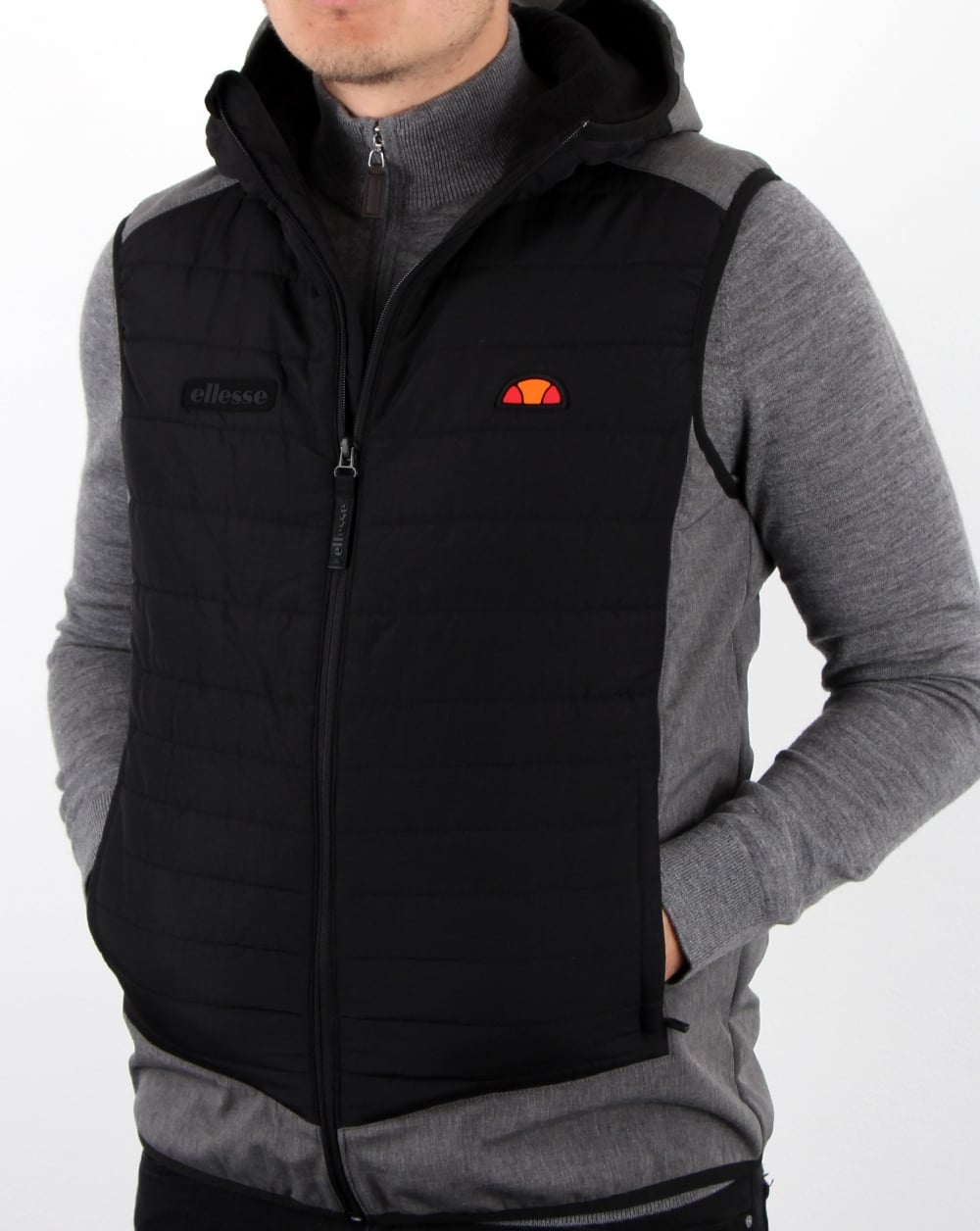 Ellesse Etros Reflective Gilet Black
