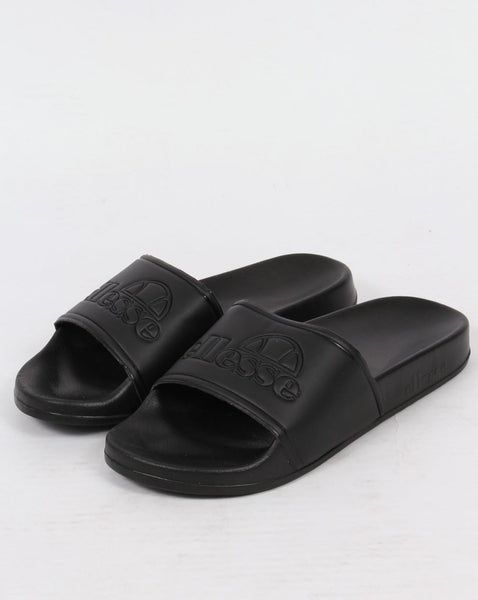 Ellesse Fillipo Sliders Black Mono