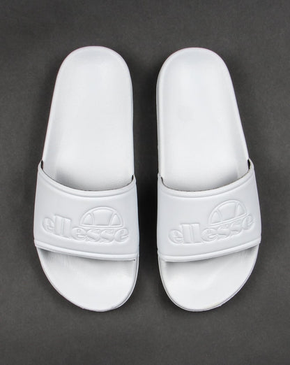 Ellesse – Fillipo – Slider in Weiß-Mono