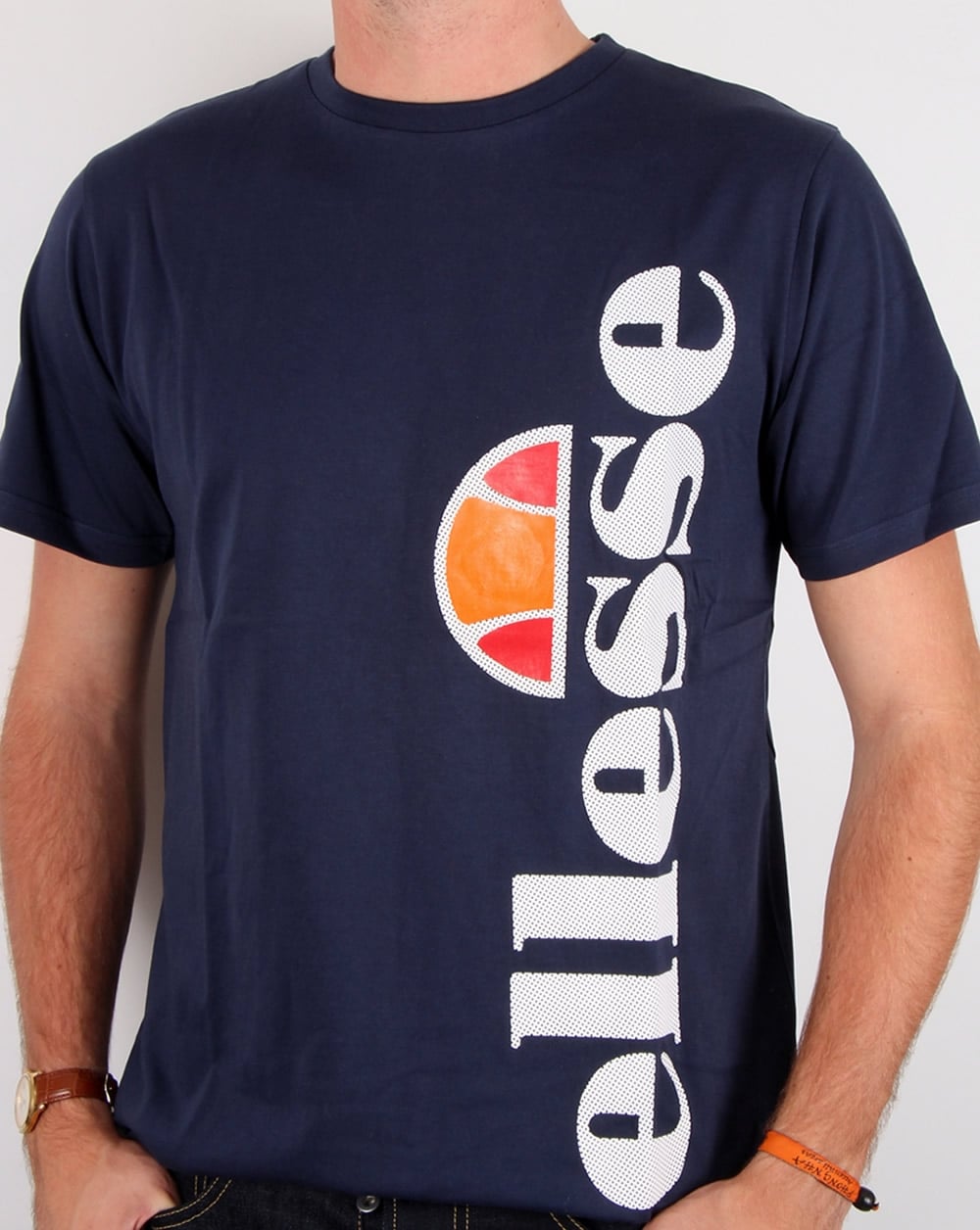 Ellesse Fissore Logo T-shirt Navy
