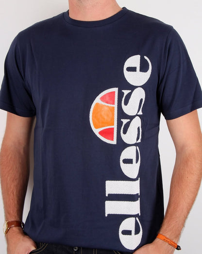 Ellesse – Fissore – T-Shirt mit Logo in Marineblau