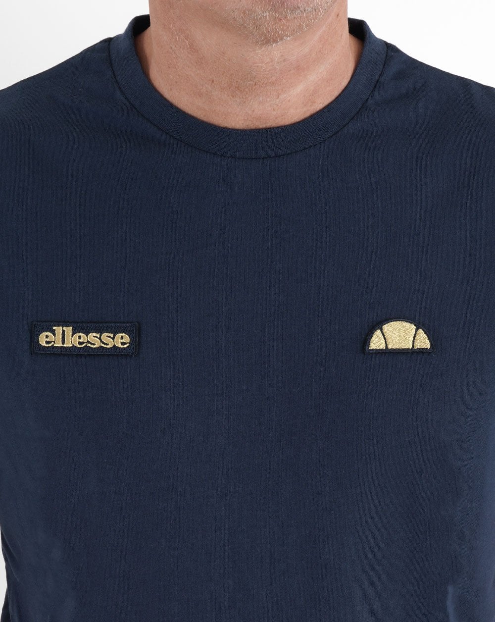 Ellesse Floran T-Shirt Marineblau/Gold