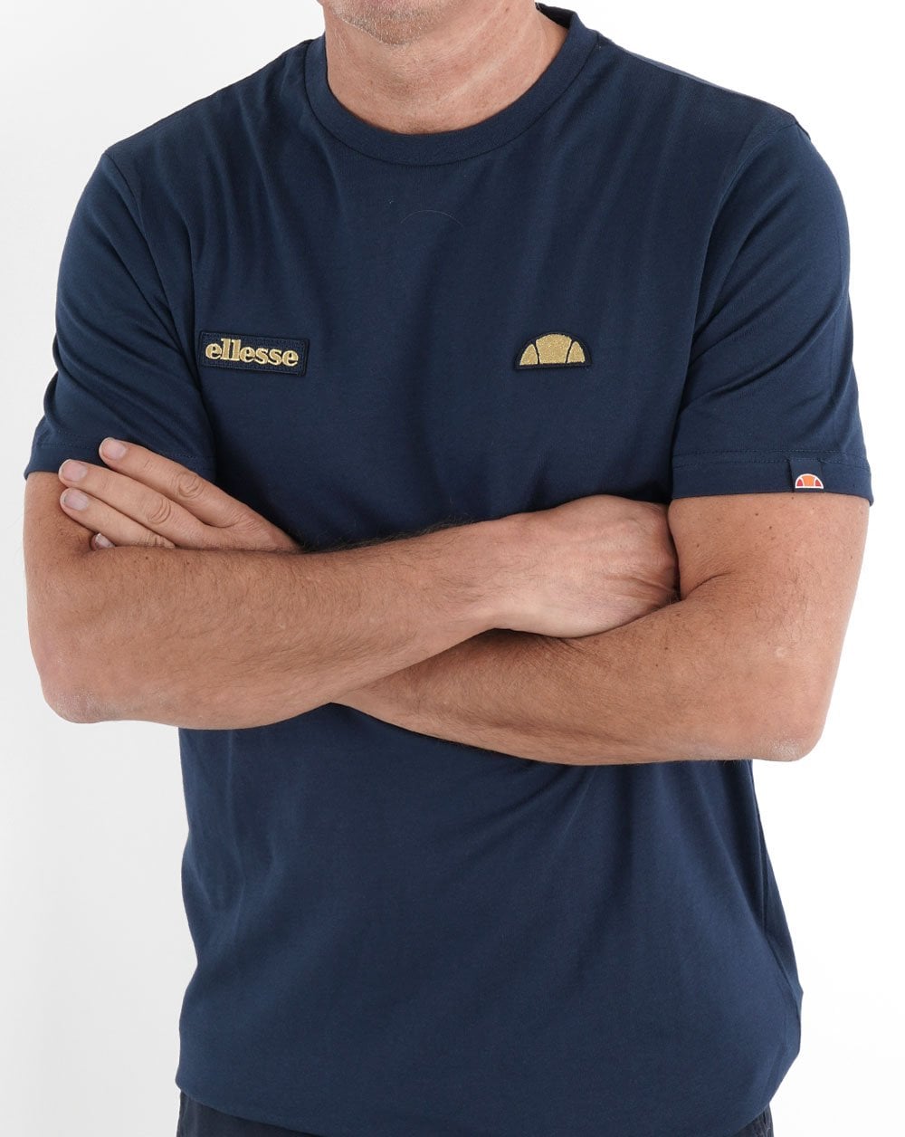 Ellesse Floran T-Shirt Marineblau/Gold