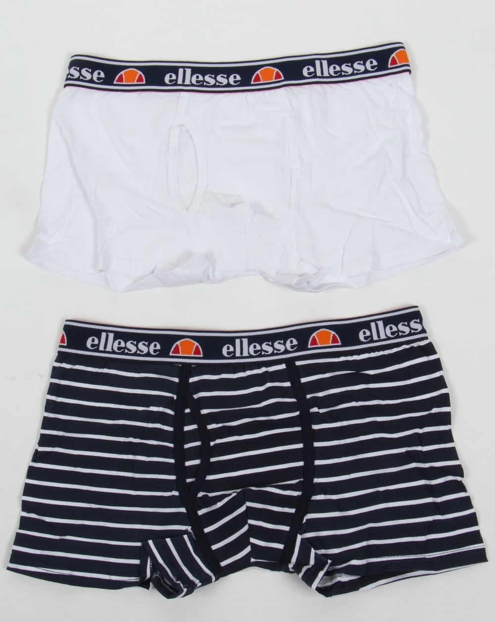 Ellesse Foro Boxershorts Doppelpack Weiß/Marineblau