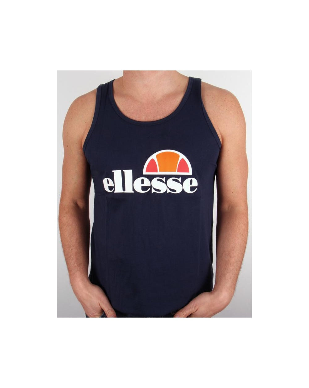 Ellesse Frattini Logo Weste Marineblau