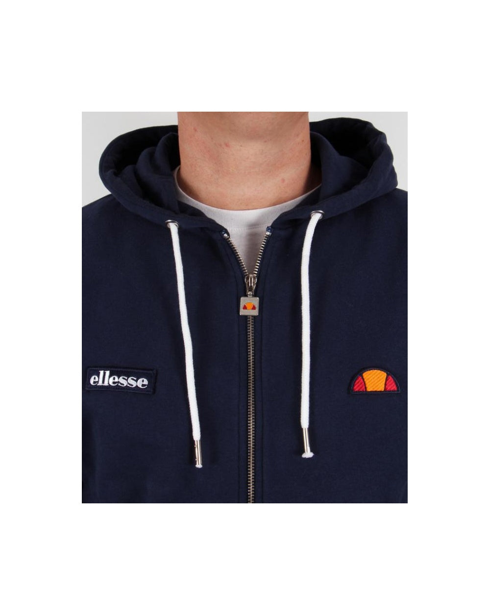 Ellesse Full Zip Hoodie Navy
