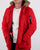 Ellesse Fur Lined hooded Parka Red