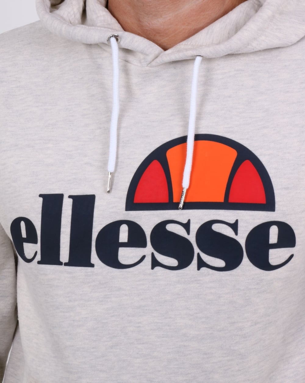 Ellesse – Gottero – Oh – Kapuzenpullover in Haferflockenmeliert