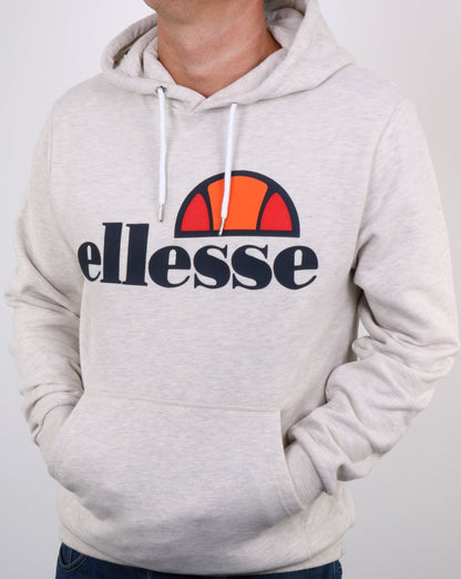 Ellesse – Gottero – Oh – Kapuzenpullover in Haferflockenmeliert