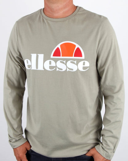 Ellesse – Grazie – Langarm-T-Shirt in Seegras