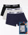 Ellesse Hali Triple Pack Boxers Black/grey/navy