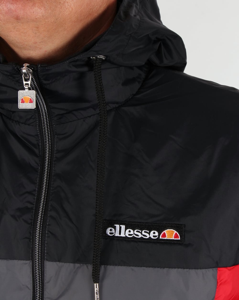 Ellesse Herens Jacket Black/Grey/Red