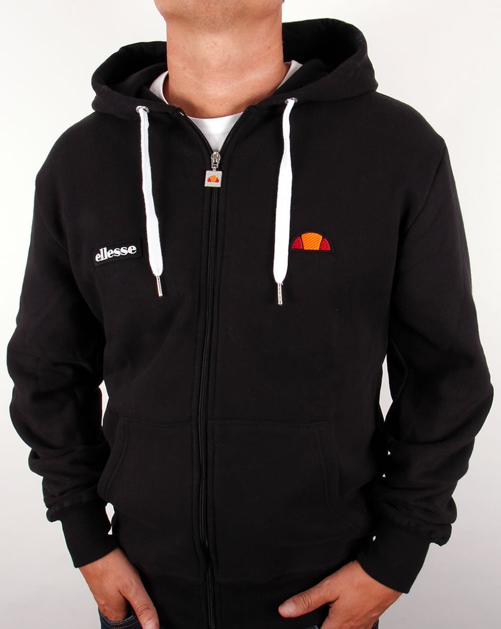 Ellesse Hoodie Black - Full Zip Tappa