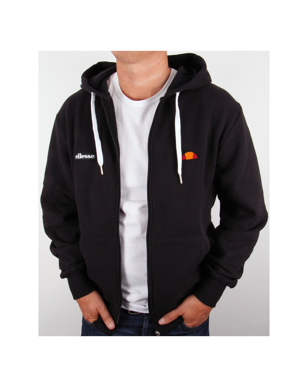 Ellesse Hoodie Black - Full Zip Tappa