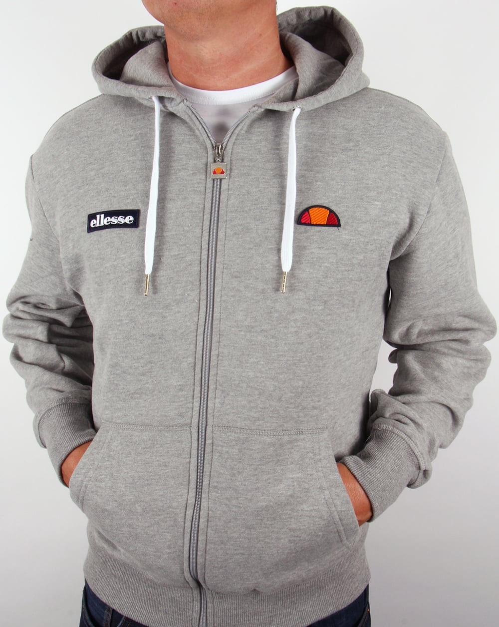Ellesse Hoodie Grey Full Zip tappa
