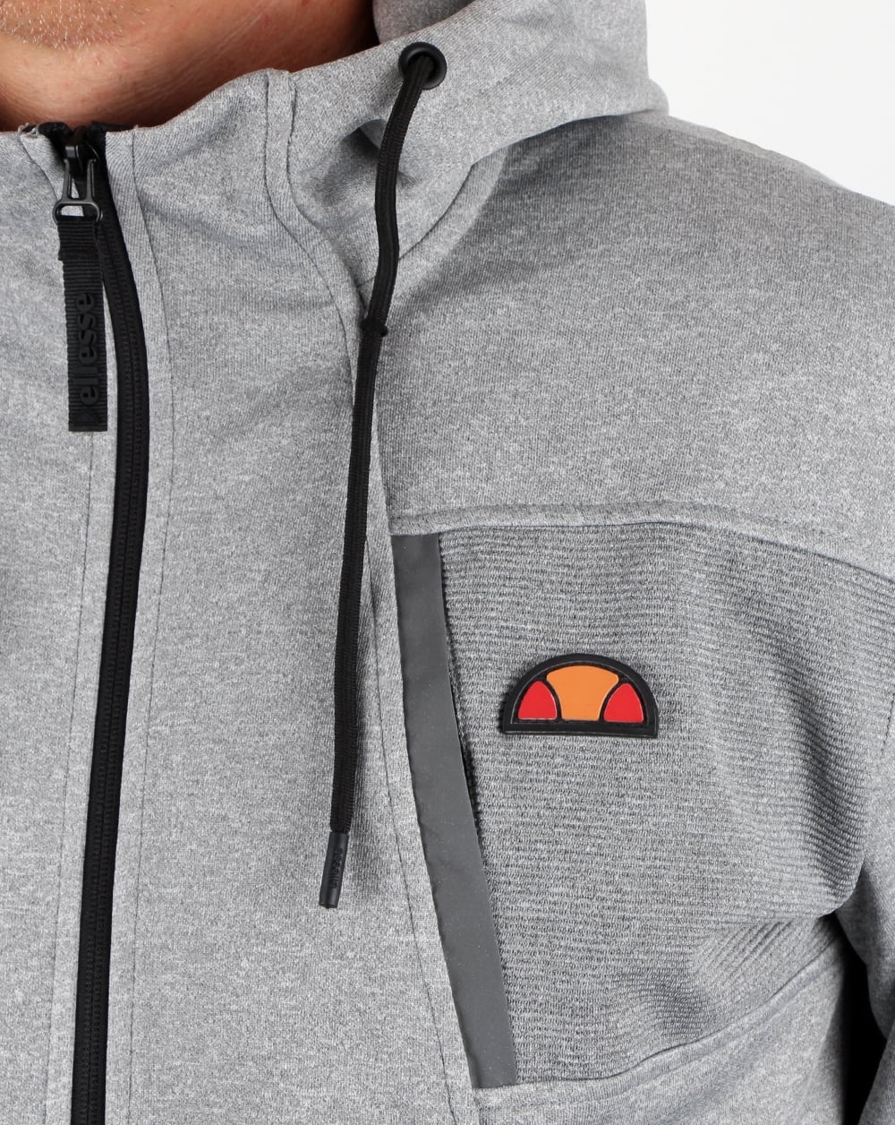 Ellesse – Inertia – Trainingsjacke in Graumeliert