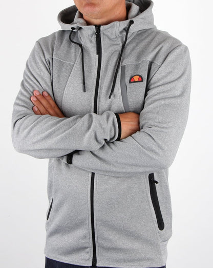 Ellesse – Inertia – Trainingsjacke in Graumeliert