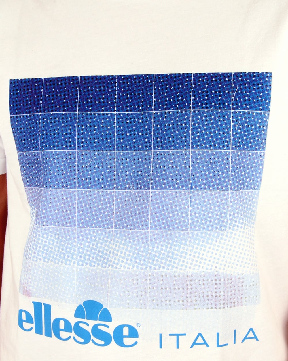 Ellesse Italia Baumwoll-T-Shirt Weiß