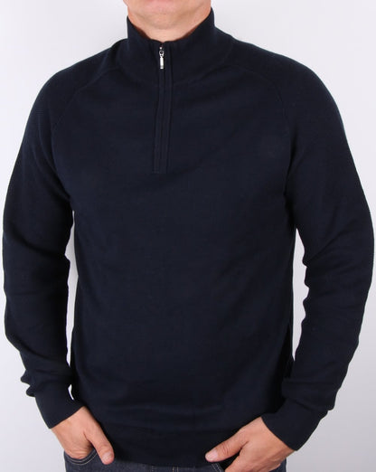 Ellesse – Italia – Pullover mit Reißverschluss in Marineblau