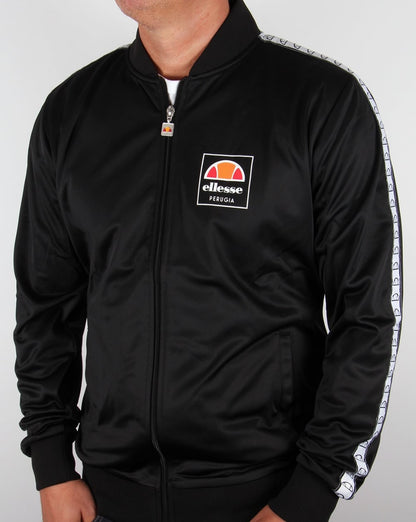 Ellesse – Jaynefi – Schwarzes Trainingsoberteil mit Zierband