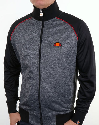 Ellesse Jetter Trainingsjacke Heather Anthrazit/Schwarz