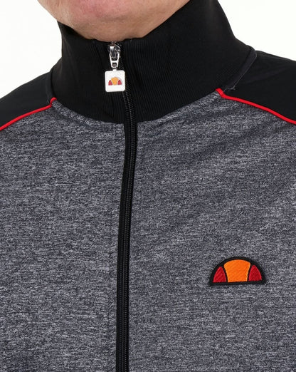 Ellesse Jetter Trainingsjacke Heather Anthrazit/Schwarz