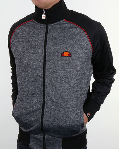 Ellesse Jetter Trainingsjacke Heather Anthrazit/Schwarz