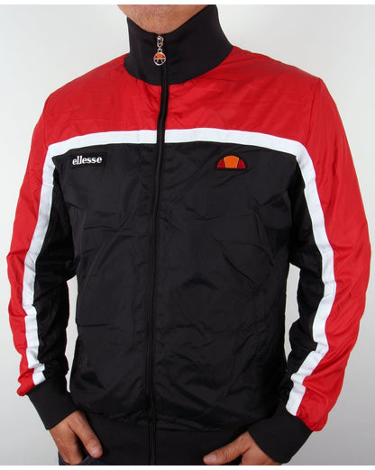 Ellesse Jetty Windbreaker Schwarz/Rot