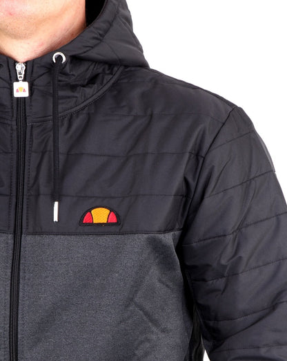 Ellesse Kalgaris Jacke Schwarz/Graphitmeliert