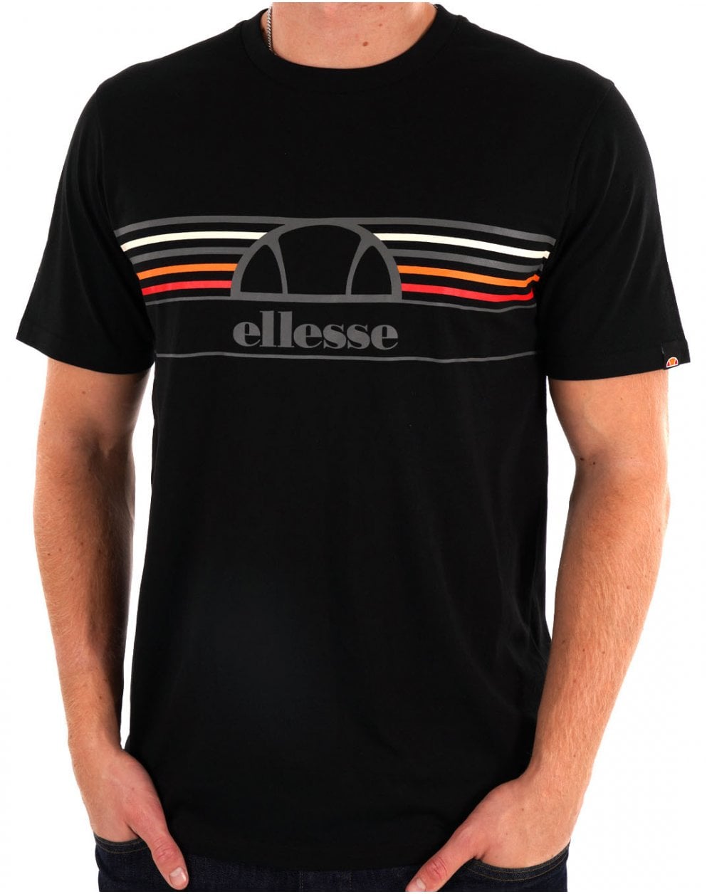 Ellesse Lentamente T Shirt Black