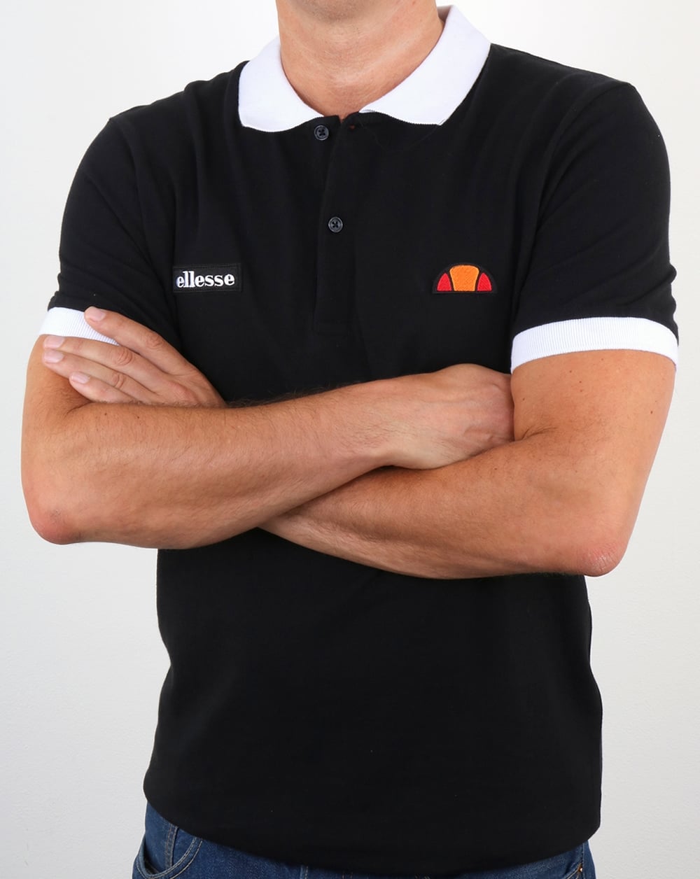 Ellesse Lessepsia Polo Shirt Black