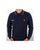 Ellesse Livorno Long Sleeve Polo Shirt Navy