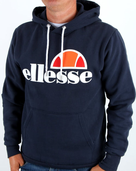 Ellesse Logo Overhead Hoody Navy