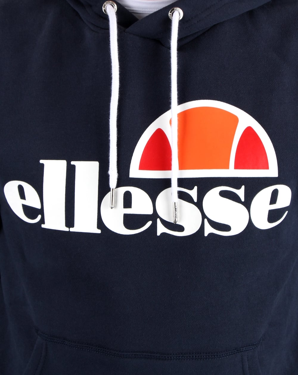 Ellesse Logo Overhead Hoody Navy
