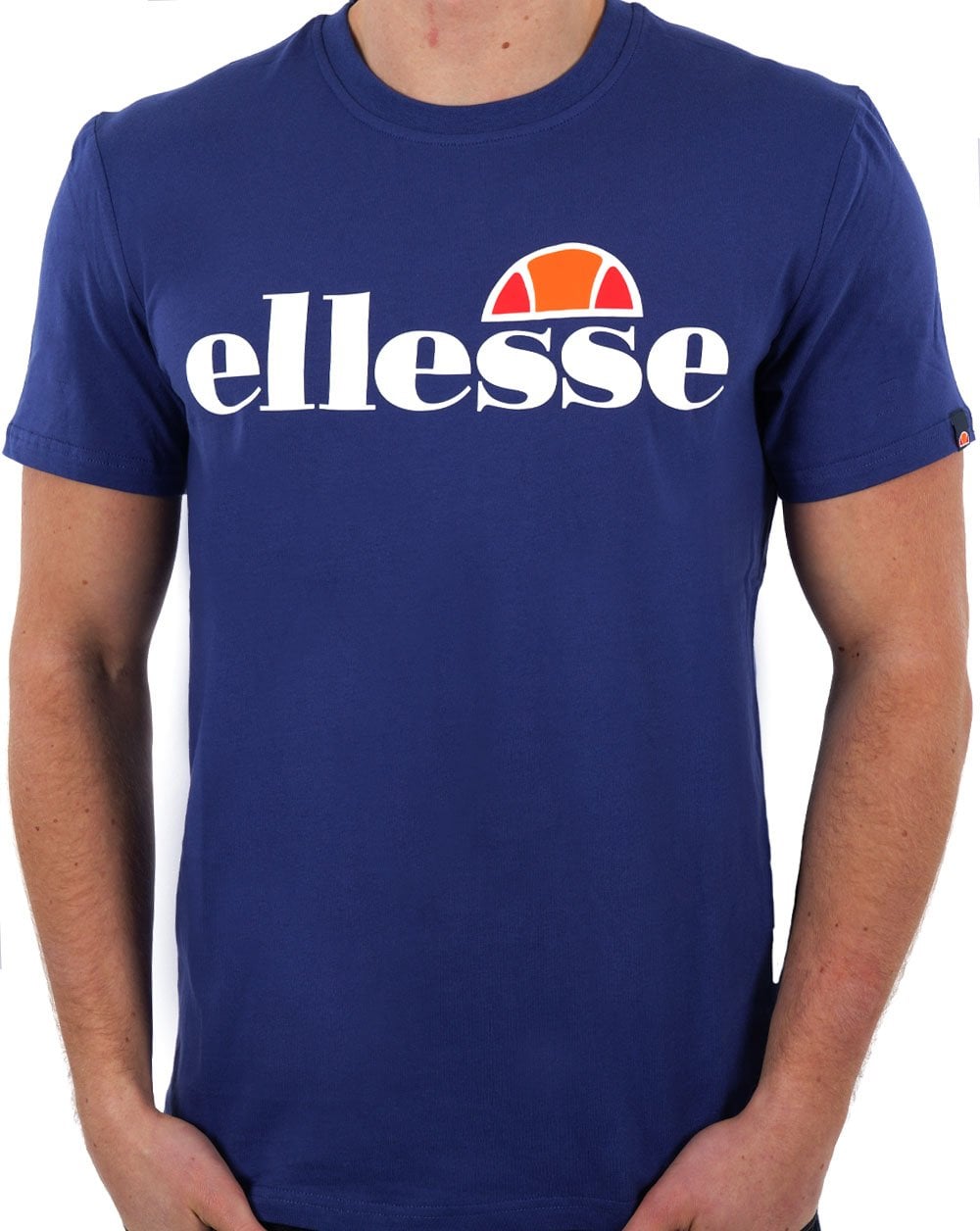 Ellesse – T-Shirt mit Logo in Neumarineblau