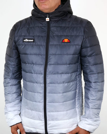 Ellesse Lombardy Bubble Fade Jacke Schwarz/Weiß