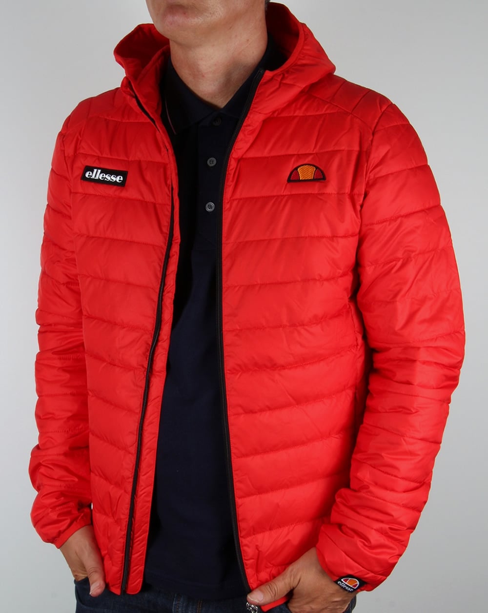 Ellesse Lombardy Bubble Jacke Rot
