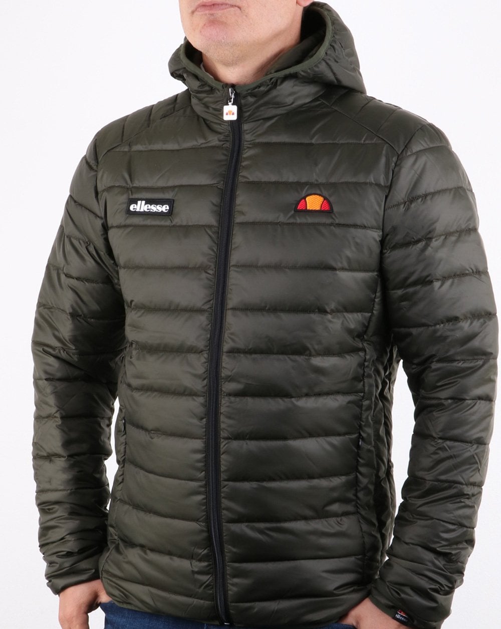 Ellesse Lombardy Padded Jacket Khaki Green