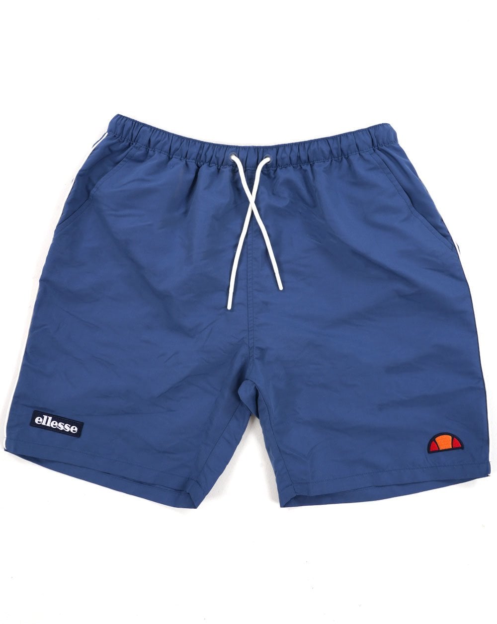 Ellesse – Lange Badeshorts in Marineblau