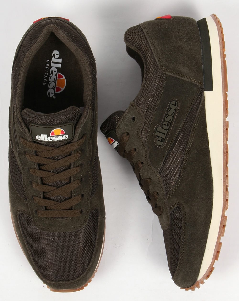 Ellesse LS110 Trainers Khaki/Gum