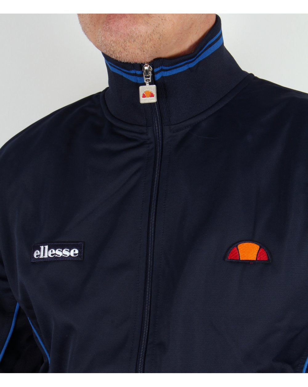 Ellesse – Malpensa – Trainingsjacke in Marineblau