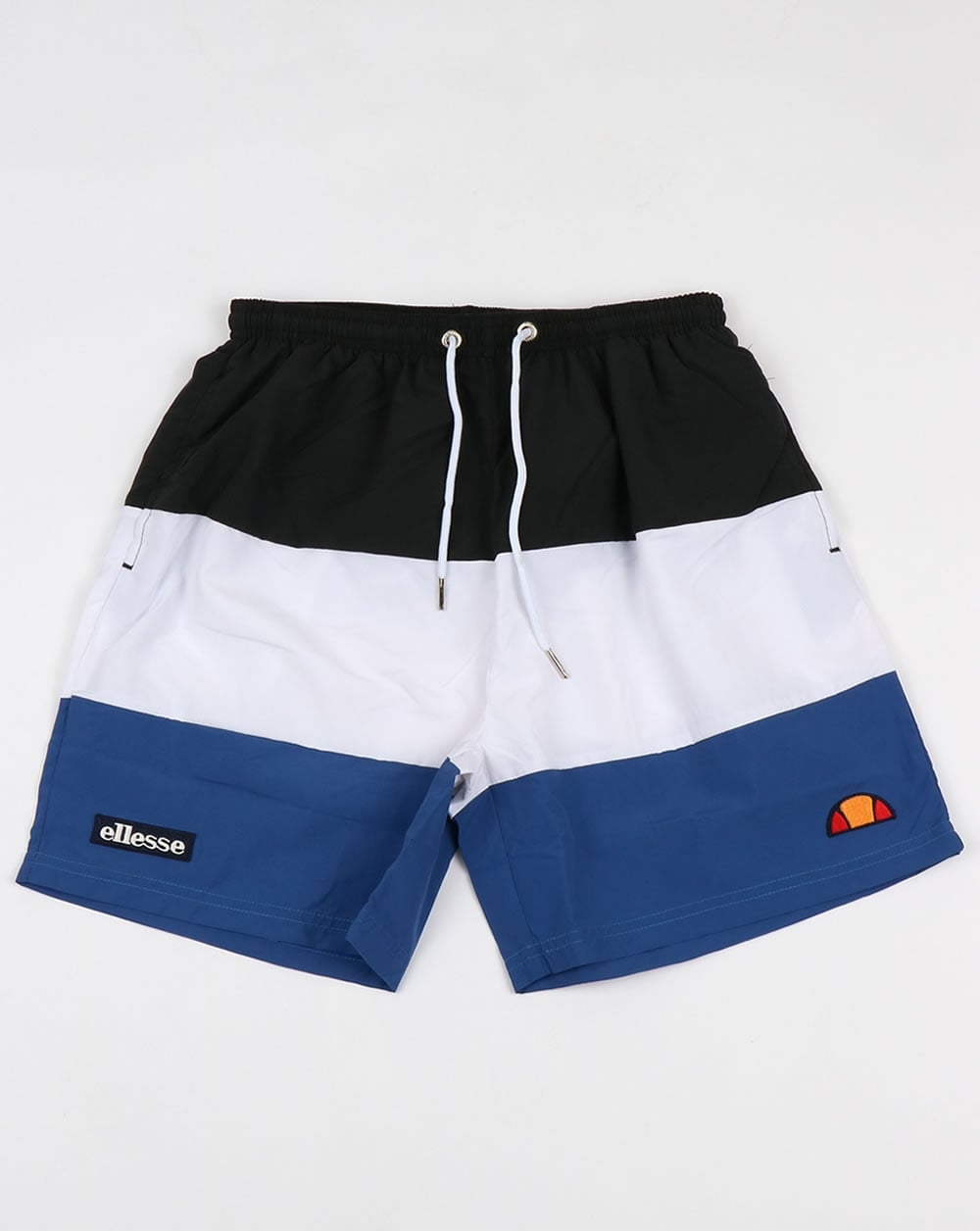 Ellesse Massaccio Swim Shorts Black/White/Royal