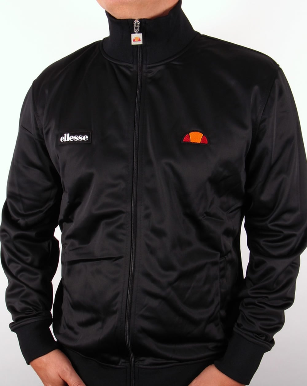 Ellesse – Massico – Trainingsjacke in Schwarz