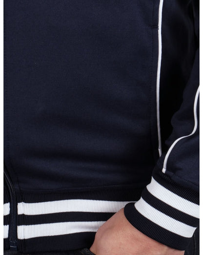 Ellesse – Milan – Trainingsjacke mit Kapuze in Marineblau