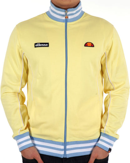 Ellesse Milan Tracktop Hellgelb/Himmelblau