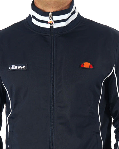 Ellesse – Milan Trainingsjacke – Marineblau/Weiß