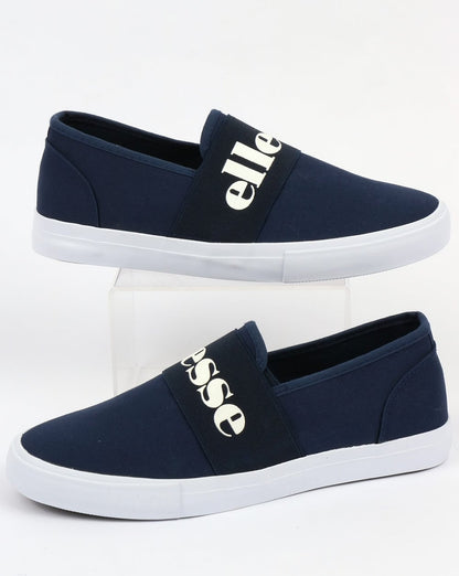 Ellesse – Mondello – Leinenschuhe in Marineblau