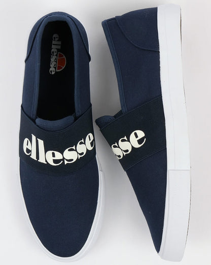 Ellesse – Mondello – Leinenschuhe in Marineblau