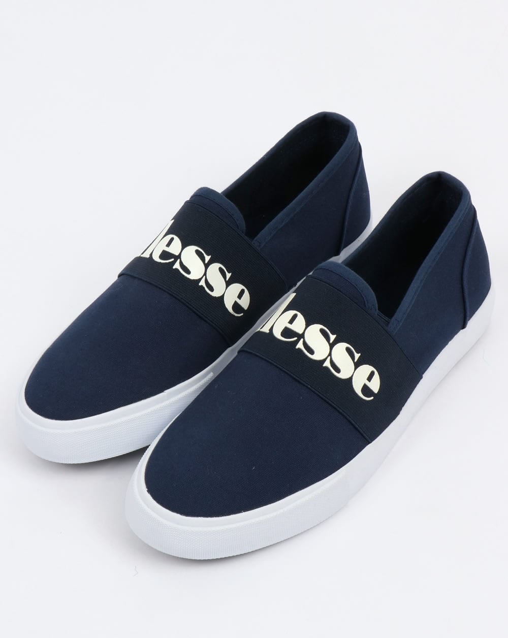 Ellesse – Mondello – Leinenschuhe in Marineblau