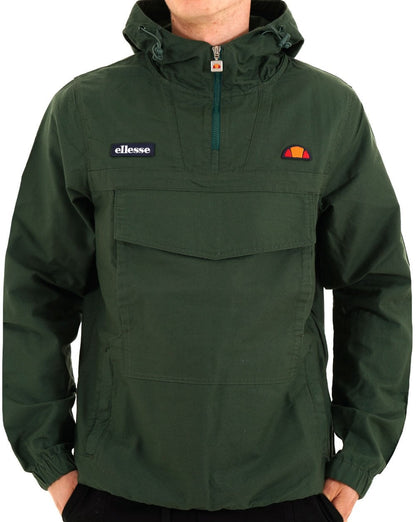 Ellesse Mont Canvas Overhead Jacket Dunkelgrün